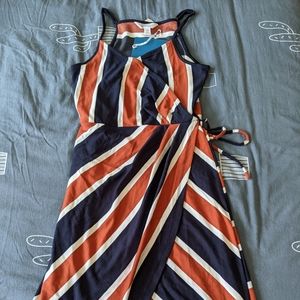 Market & Spruce - Annora faux wrap knit dress